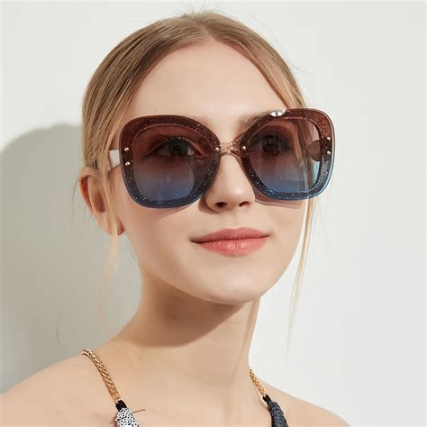 china oversized square sunglasses